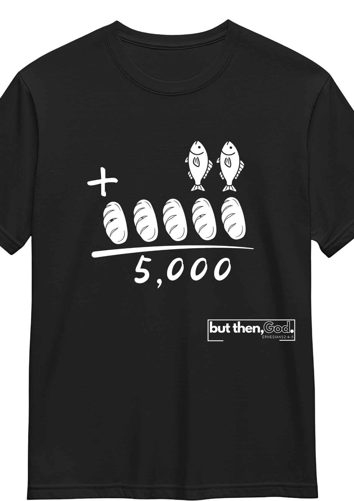 Two Fish Tee + Five Loaves Tee